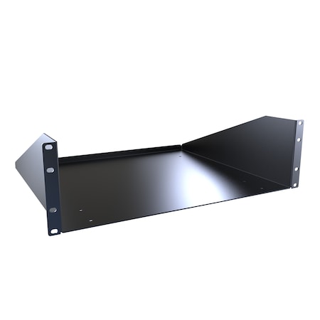 Hammond 3U UNVENTED RACK MOUNT SHELF RASU190516BK1